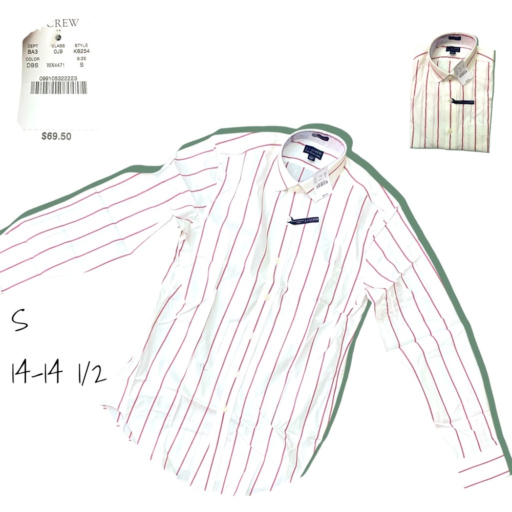 14.5 collar button down J.Crew S